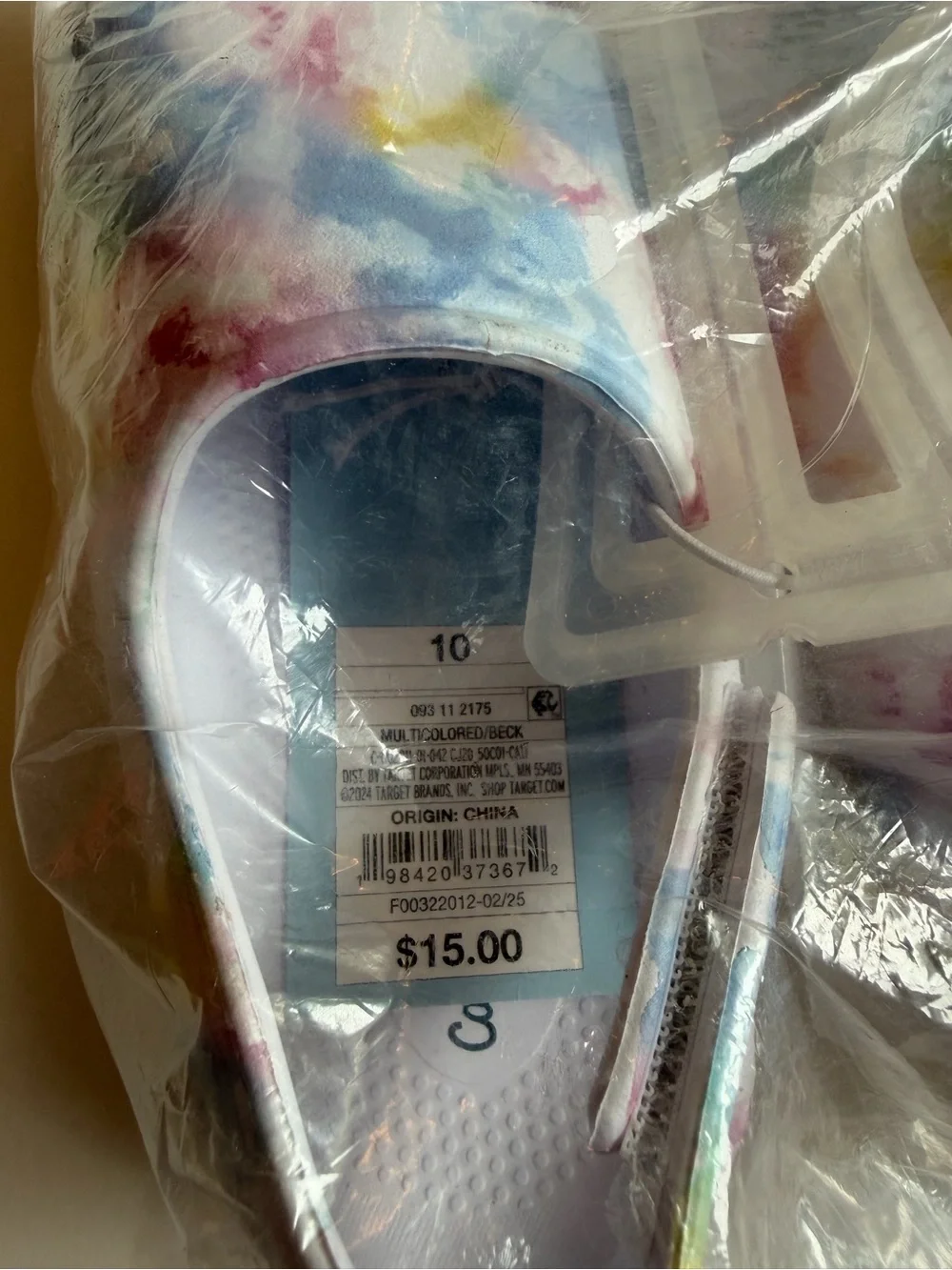 Cat& Jack Kids Tie-Dye Slide Sandals